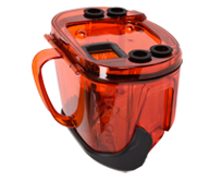 Staubbehälter rot RS-RT3458 Staubbehälter rot RS-RT3458