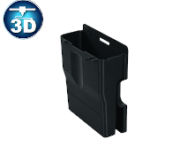 Behälter und Klappe in Schwarz SS-1600005501 Behälter und Klappe in Schwarz SS-1600005501