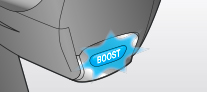 BOOST-MODUS FÜR HARTNÄCKIGEN SCHMUTZ